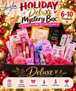 Holiday Mystery Box | Beauty & Self-Care Surprise Gift | 6–10 Products | Luz de Lía
