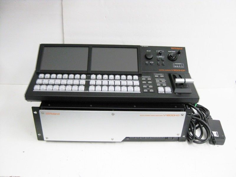 Roland V-1200HD Multiformat Video Switcher + V-1200HDR Control Surface