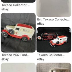 New a vintage 1932 Ford Delivery Van diecast metal bank, which is the third item in "The Nostalgic Collector Series" produced for Texaco.