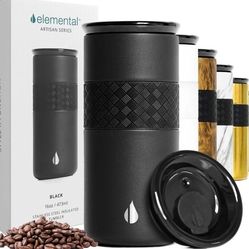 Artisan Insulated Tumbler Triple Wall Coffee Travel Mug Reusable Stainless Steel