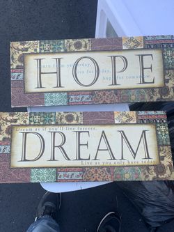 Hope Dream Wall Decorations 