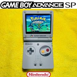 Nintendo GameBoy Advance SP+ IPS Screen with Many Games 