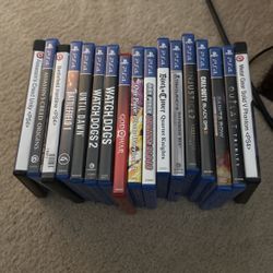 PS4 Games Lot