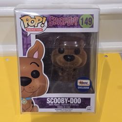 Scooby Doo FLOCKED EXCLUSIVE VAULTED Comes with Protective Case Funko Pop