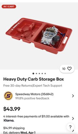 Carb Storage Box
