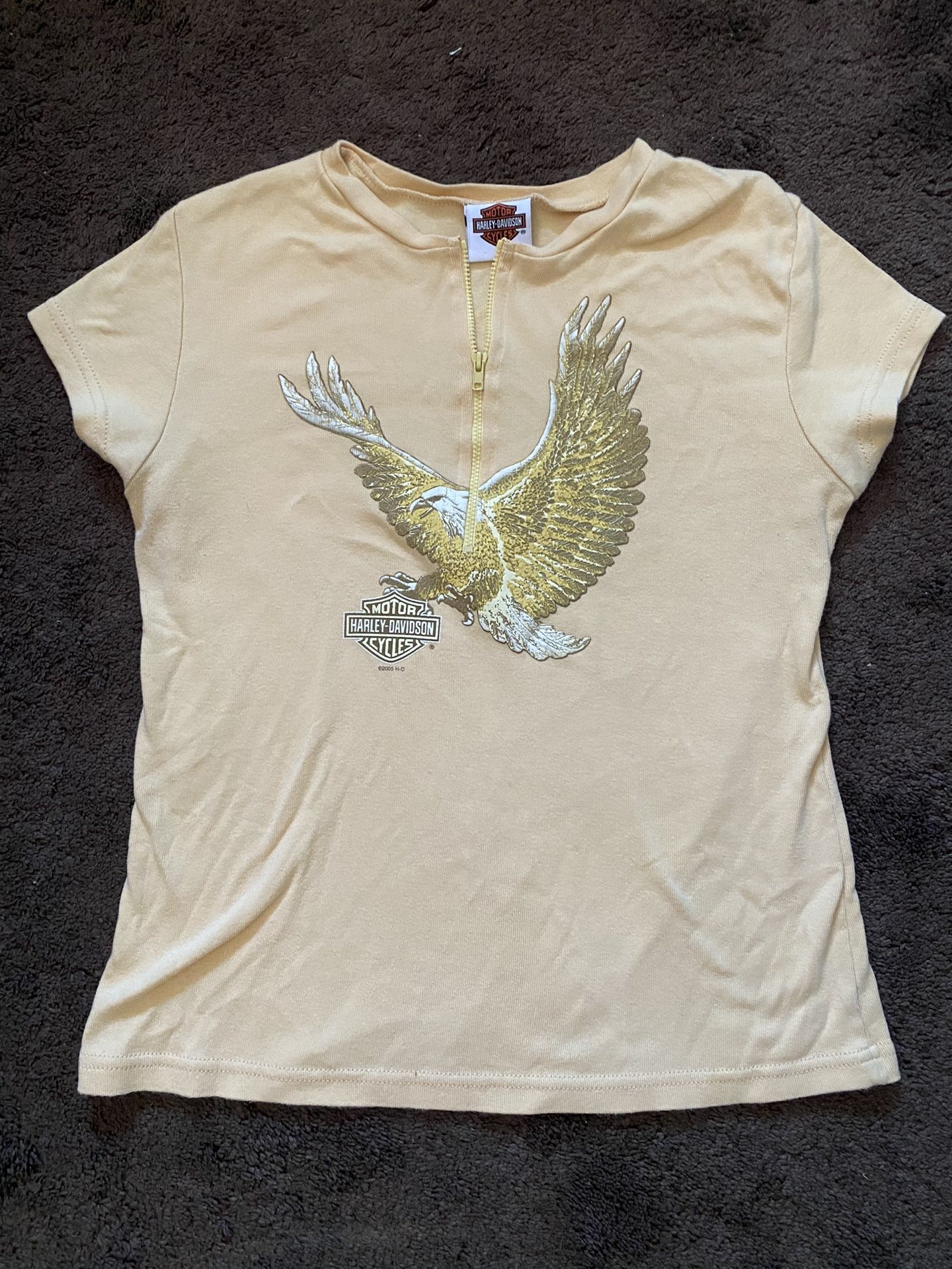 Harley Davidson Yellow Extra Large Shirt