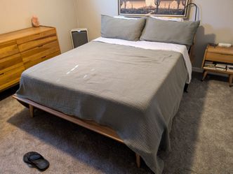 Mid Century Modern Queen Bed Set (Scandinavian Designs)