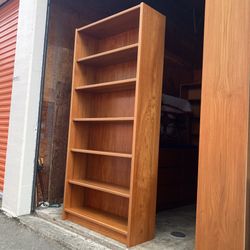 Vintage Mid Century Modern Danish Teak Bookcase By “UP”