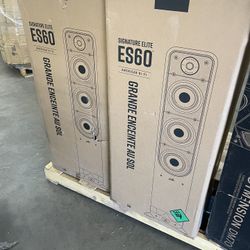 PAIR OF 2 NEW Polk Audio Signature Elite ES60 Floor-standing speakers (White) 795$ Pick up Phoenix 43rd ave and Indian School 