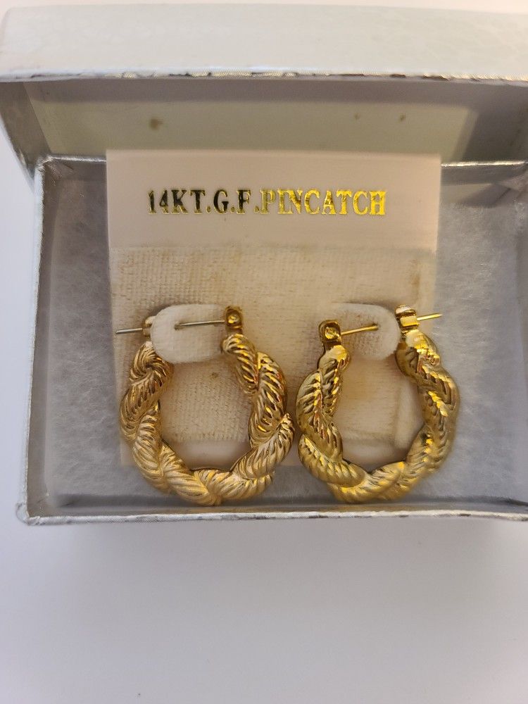 Earring 14KT.G.F Pincatch