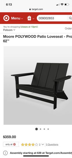 New Polywood Modern Adirondack Loveseat for Sale in Citrus Heights