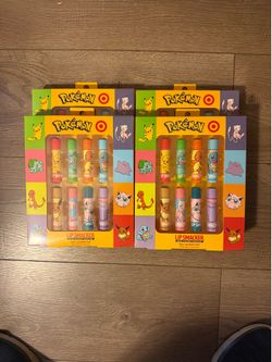 Pokemon Lip Smacker - 8 pc Lip Balm Set