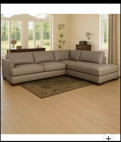 $1,500 OBO – Brand New Costco Leather Sectional (Retails $3,000) | Store Return, Never Used