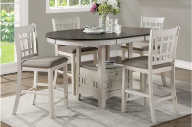 New 5pc dining room table set tax included delivery available