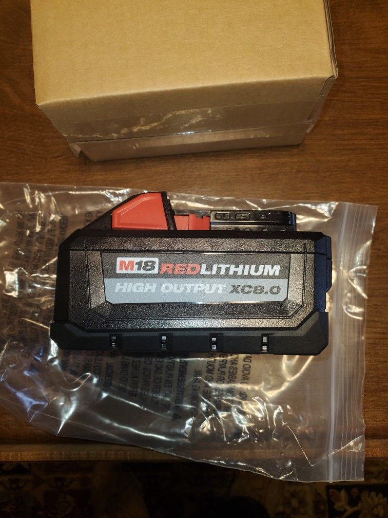 Milwaukee M18. 8.0 Batteries For Sale 2 135$ Each.