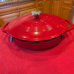 NEW  Lodge Cast Iron Large "Beautiful" GIFT