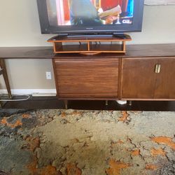Antique Mid-Century Modern  Console Table - Large 
