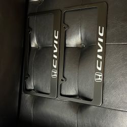 Brand New Honda Civic License Plate