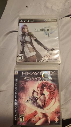 Ps3 games heavenly sword and final fantasy 13