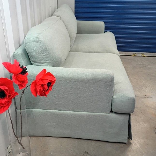 "Charlotte Sky" couch by Emerald Furniture Collection 
