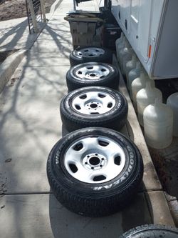 Ford Factory Rims And Tires.