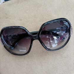 Purple Oversized Sunglasses 