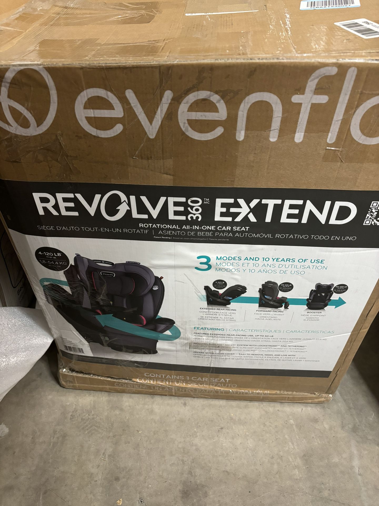 Evenflo Evolve 360 Car Seat NEW