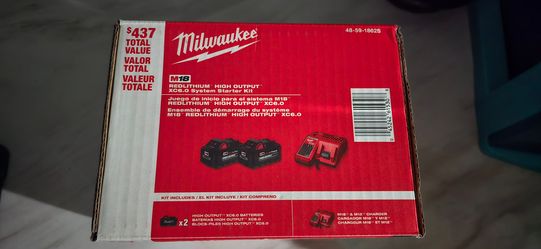 Milwaukee M18 High Output XC6.0 starter pack