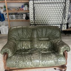 Leather Loveseat Couch
