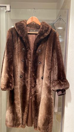 Like new plush beaver coat.