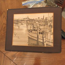 Lovely Seaport Picture. 20.00