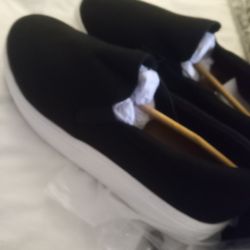 New! Lane Bryant Black Slip On Shoes