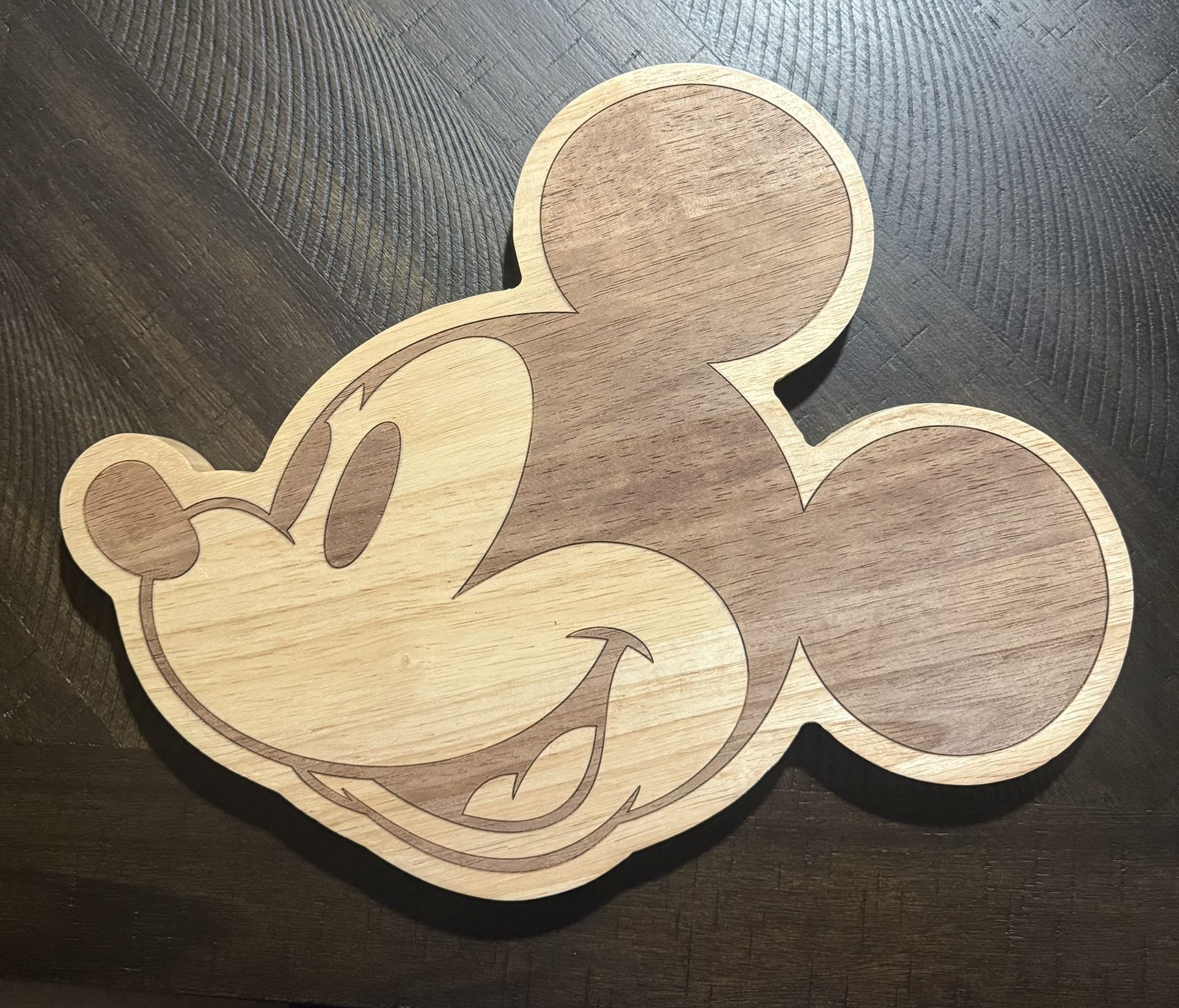 Mickey Mouse Wooden Cutting Board