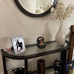 Mirror and Console Table 