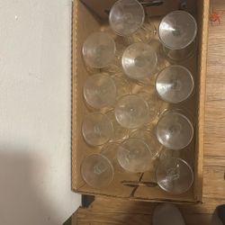 Ice Cream Vintage Glasses 