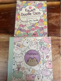 KAWAII DOODLE CLASS AND PUSHEEN BOOKS
