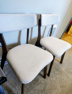 Noble House Sadie Mid-Century Dining Chairs (Set of 2)