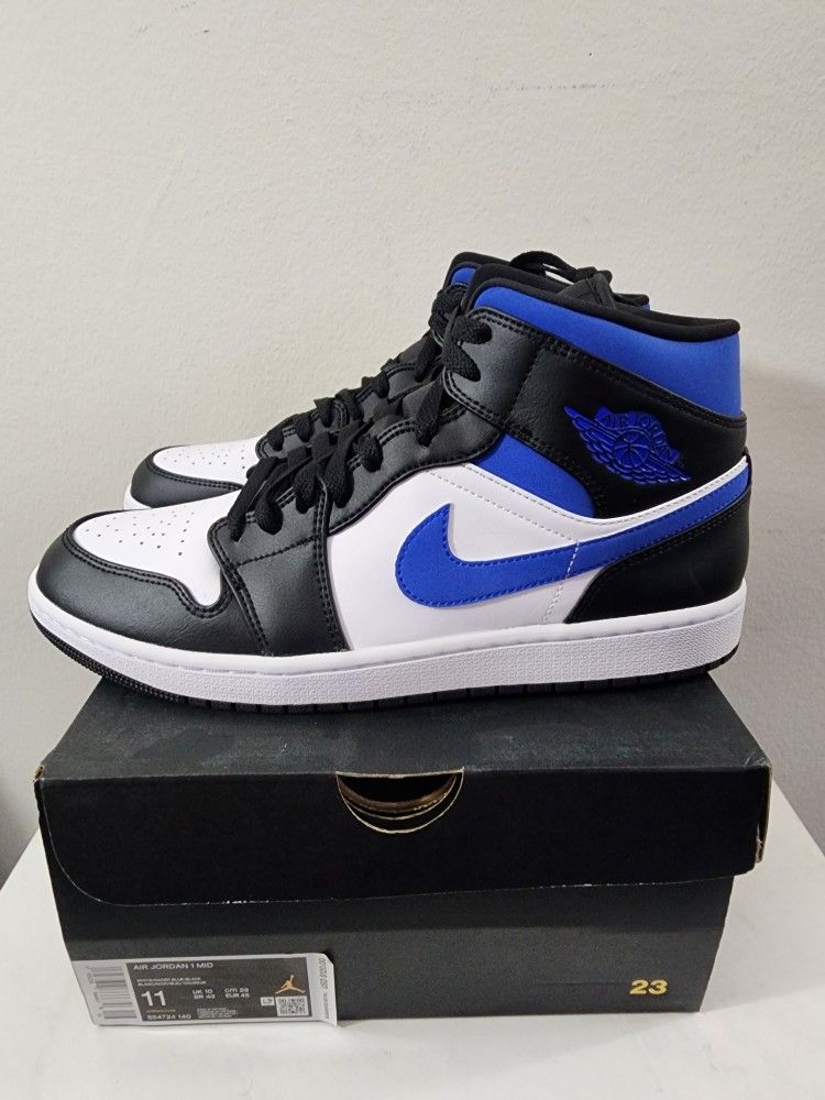 Jordan 1 Mid 'Racer Blue' - Size 11