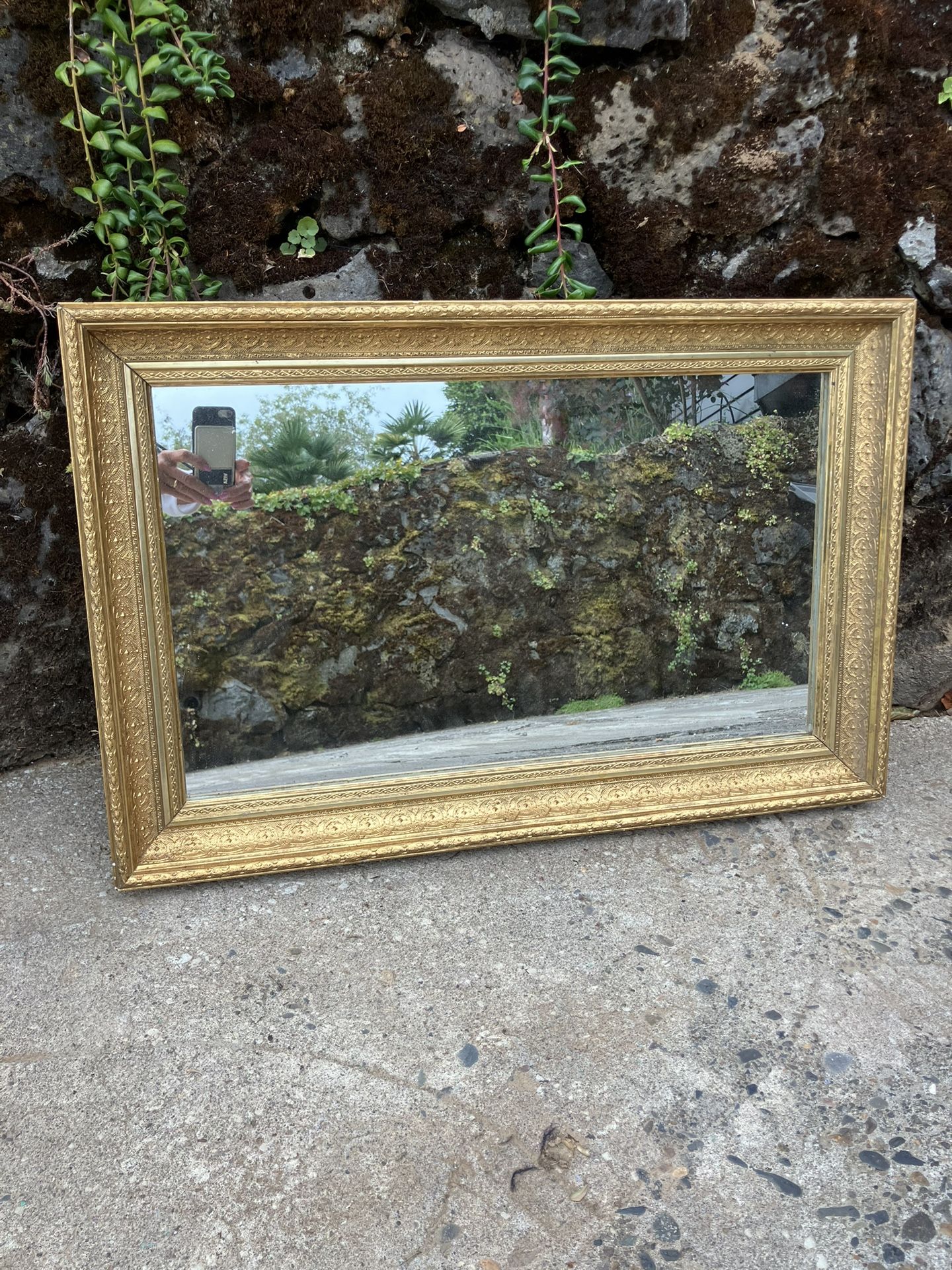 Antique Gold Framed Mirror
