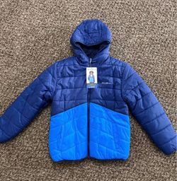 Kids Eddie Bauer Puffer Sherpa Jacket (Size L)