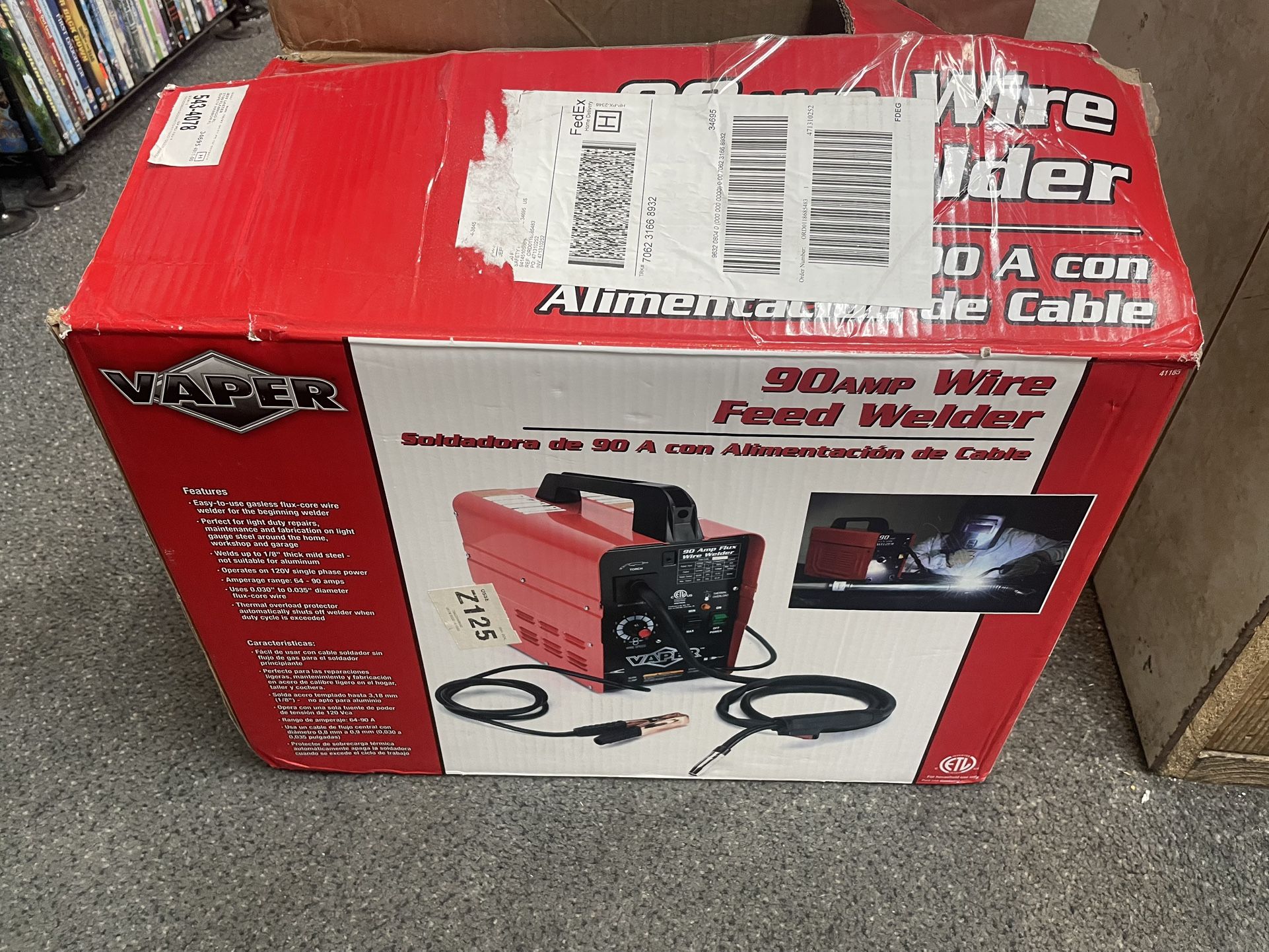Vaper 90amp Wire Feed Flux Cored Welder