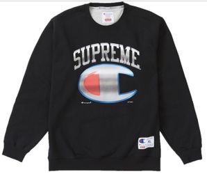 Supreme®/Champion® Chrome Crewneck Dark Teal Size Medium