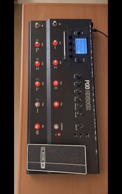 Line 6 POD HD500X Guitar Multi-Effects Floor Processor + Expression Pedal – Works Great