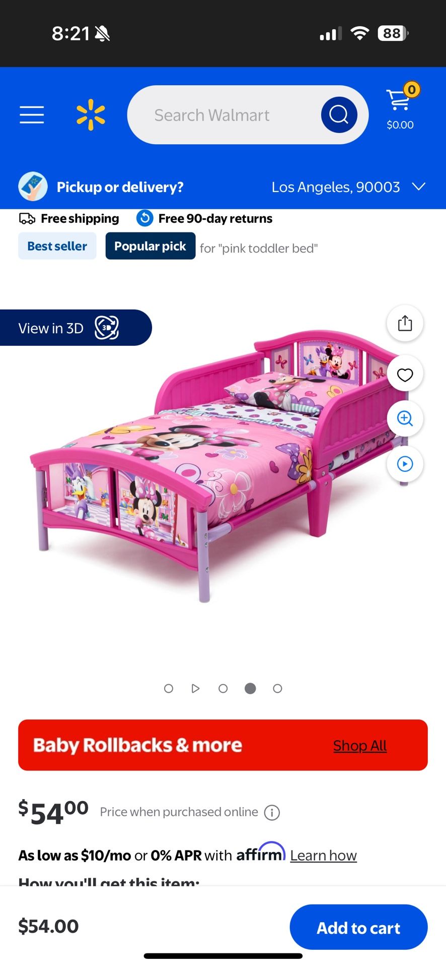 Toddler Bed