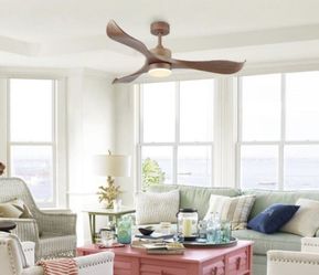 Natural Walnut LED 52” Fan