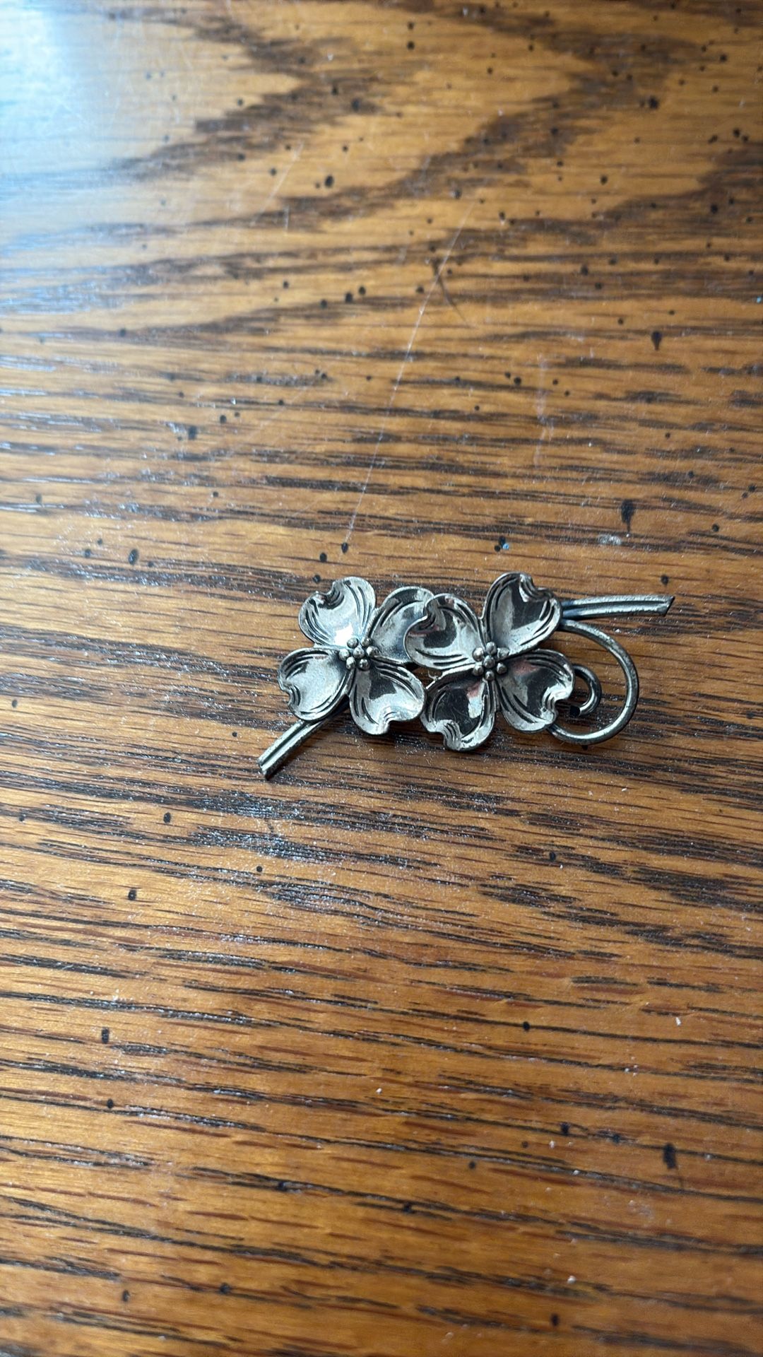 Vantage Brooch All Silver