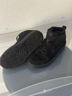 Black Nike Court Borough Mid 2 Sneakers - Size 12c