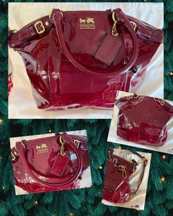 ❤️❤️🎄Coach Madison Lindsey Satchel 🎄❤️❤️