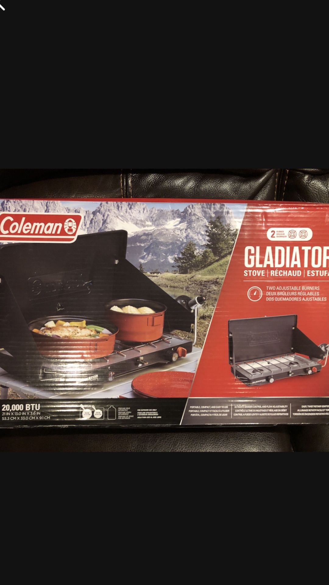 Coleman Gladiator 2-burner stove. (New) Hard to Find model.