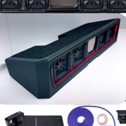 CHEVY SILVERADO OR GMC SIERRA 2019-2025 Full Bass Package Kicker Audio Custom Ported Box